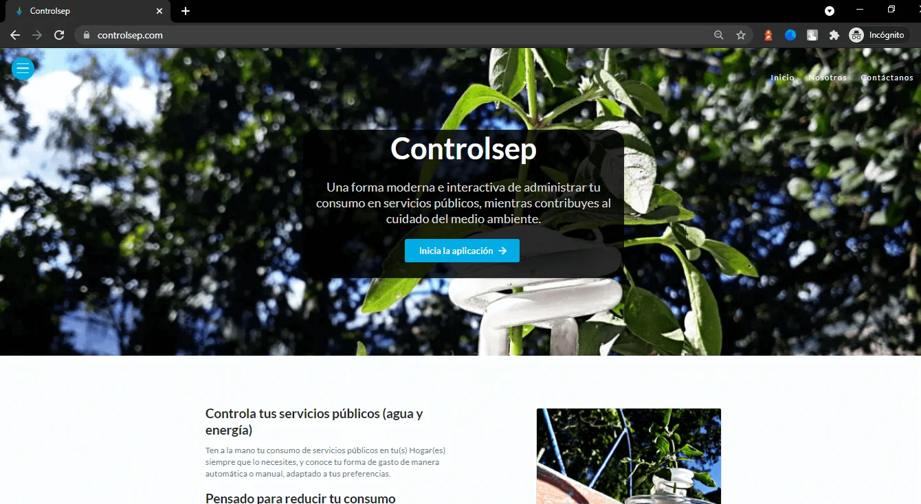 Foto página principal controlsep